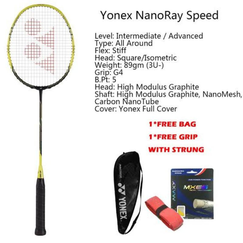 Yonex Nanoray 10 Weight | Yonex Nanoray Light 18I – QGRMH