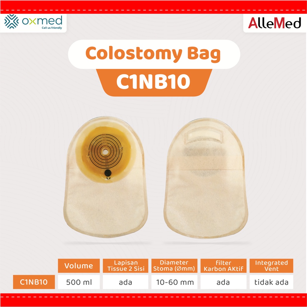 Jual Oxmed Colostomy Bag C1NB10 - Kantong Kolostomi | Shopee Indonesia