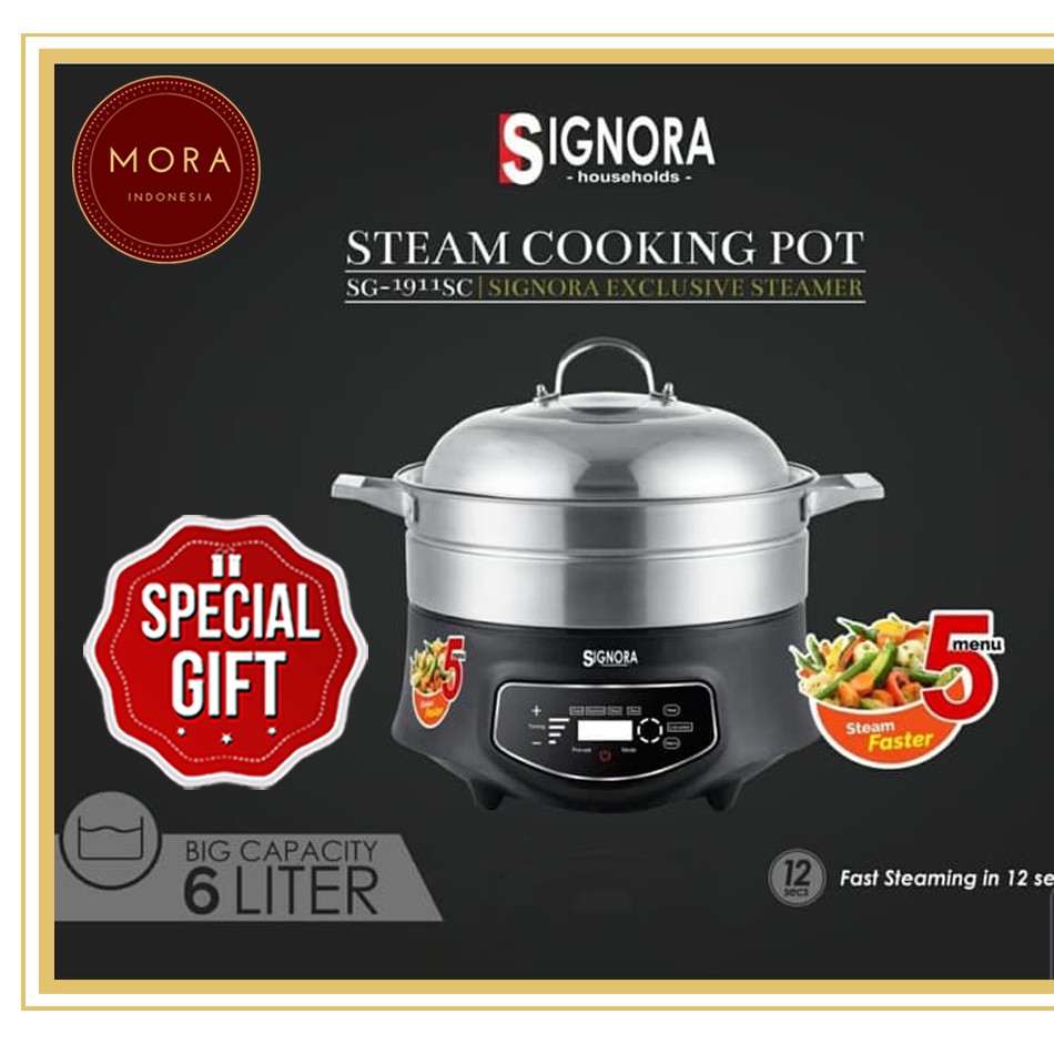 Jual Signora Steam Cooking Pot | Shopee Indonesia