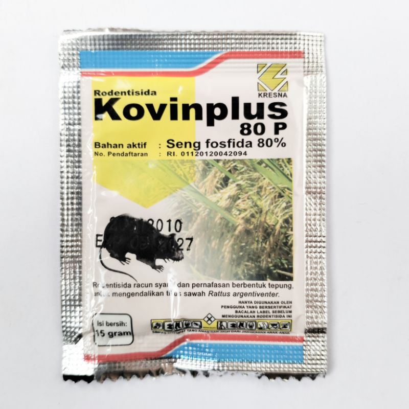 Jual Racun Tikus Kovinplus 80 P 15 Gram Shopee Indonesia