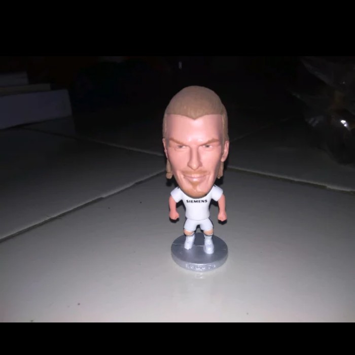 Figurine Soccerwe David Beckham Real Madrid 2005 – Mini Statue De Collection 6,5cm Sous Blister D'origine