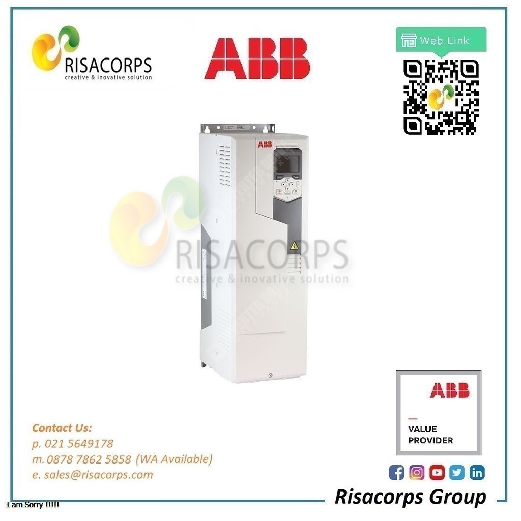 Jual ABB INVERTER ACS580-01-062A-4 3Ph 380V, 22kW, 30HP VECTOR (HD ...