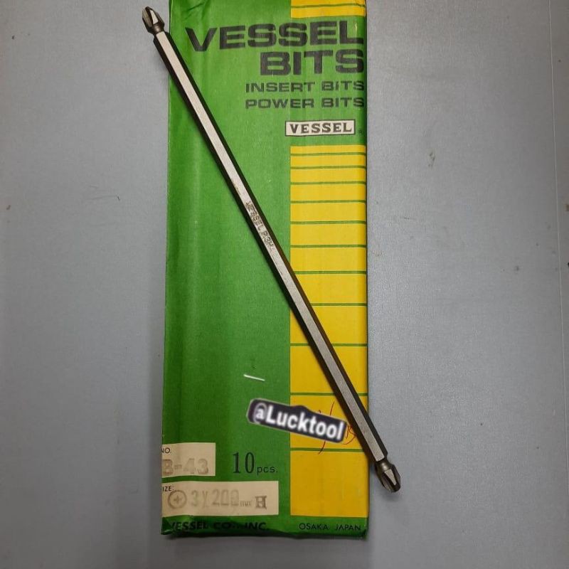 Jual Vessel Bit B - 43. Ph 3 X 200. D : 1/4" Atau 6mm. | Shopee Indonesia