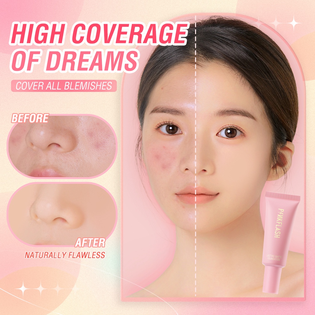 Jual PINKFLASH Weightless Long Lasting All-day Tahan Air Matte ...