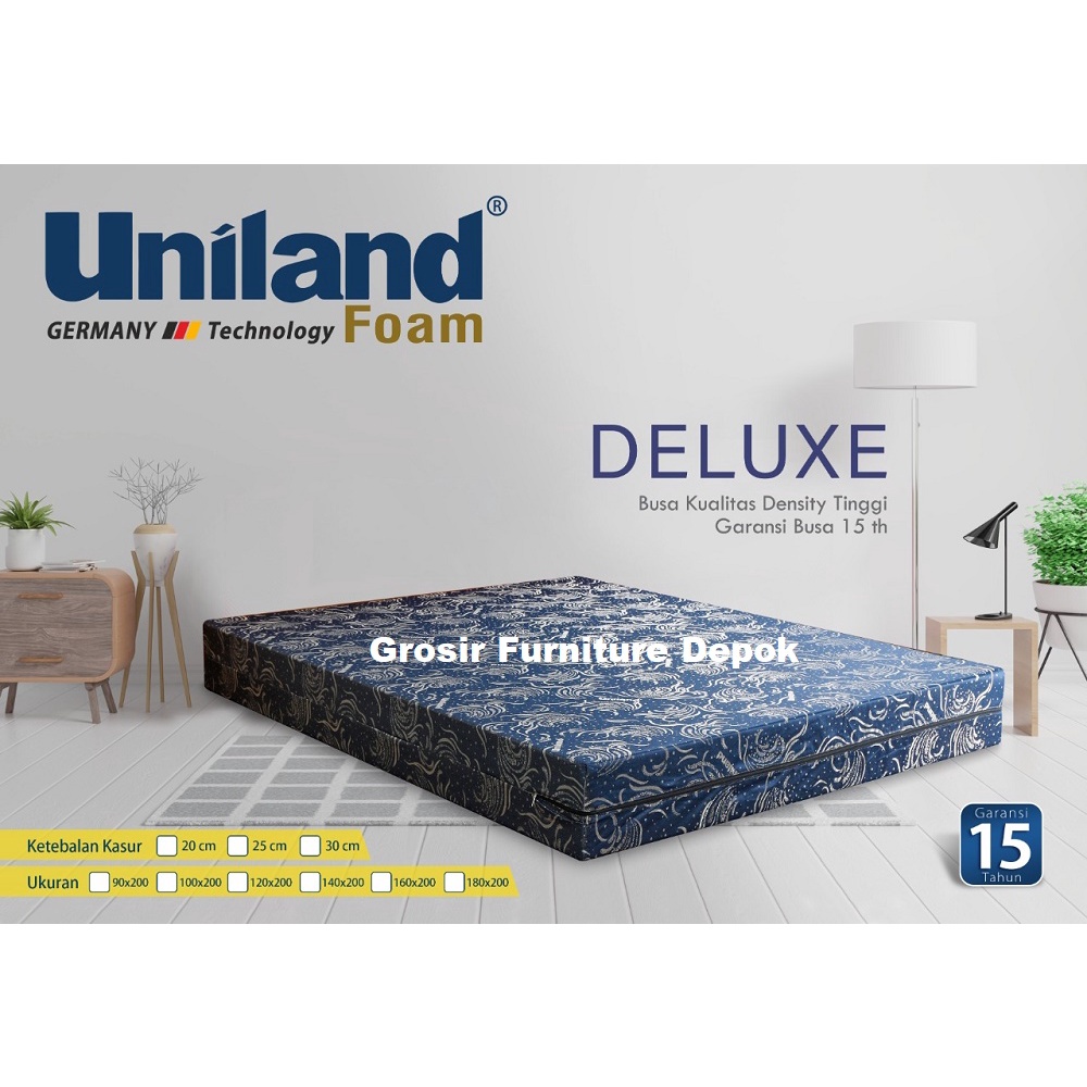 Jual Kasur Busa Uniland Deluxe Ukuran 120x200 Shopee Indonesia