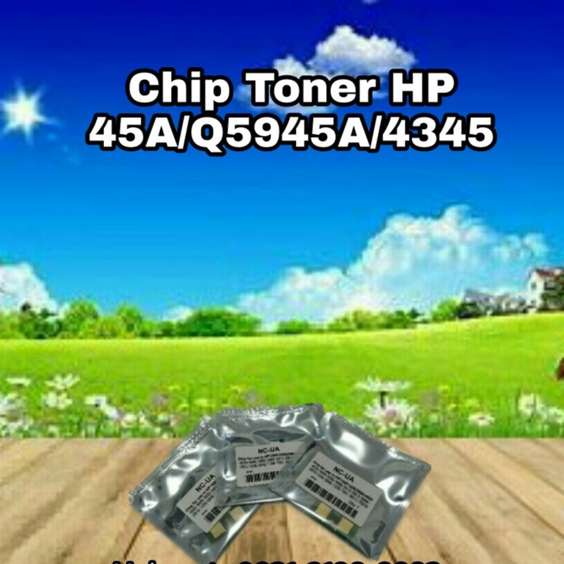 Jual Chip Toner HP 45A Q5945A 4345 4345X 4345XM 4345XS M4345 M4345X ...