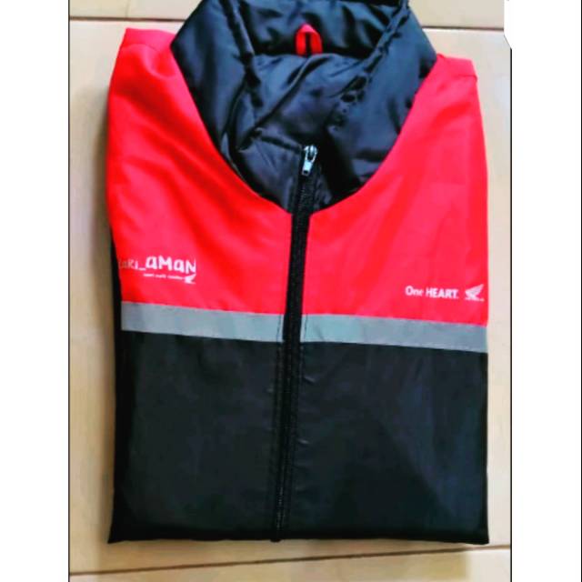 Jual Jaket Motor Honda Parasut Original Ahm Shopee Indonesia