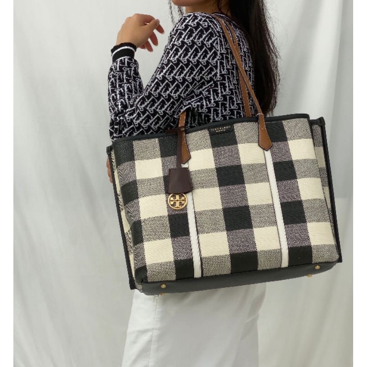 Tory burch discount gingham tote