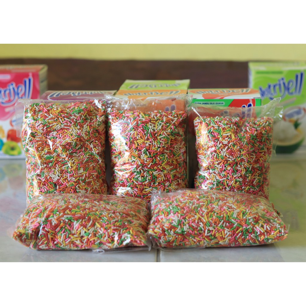 Jual MESES WARNA WARNI COKLAT 250gram | Shopee Indonesia