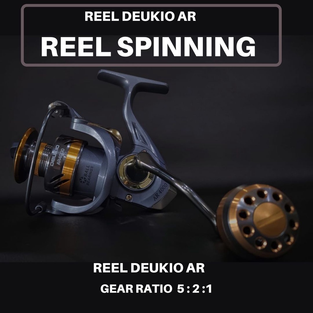 Jual Reel Pancing Metal Deukio Ac 2000 Ac3000 Ac4000 Ac5000 Ac6000 Ac7000 Spinning  Reel Murah - Ac6000 Di Seller Toko Grosir - Setrokalangan-2, Kab. Kudus