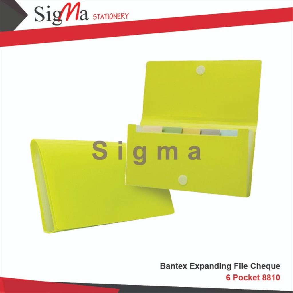 Jual Bantex Expanding File Cheque (6pocket) 8810 | Shopee Indonesia