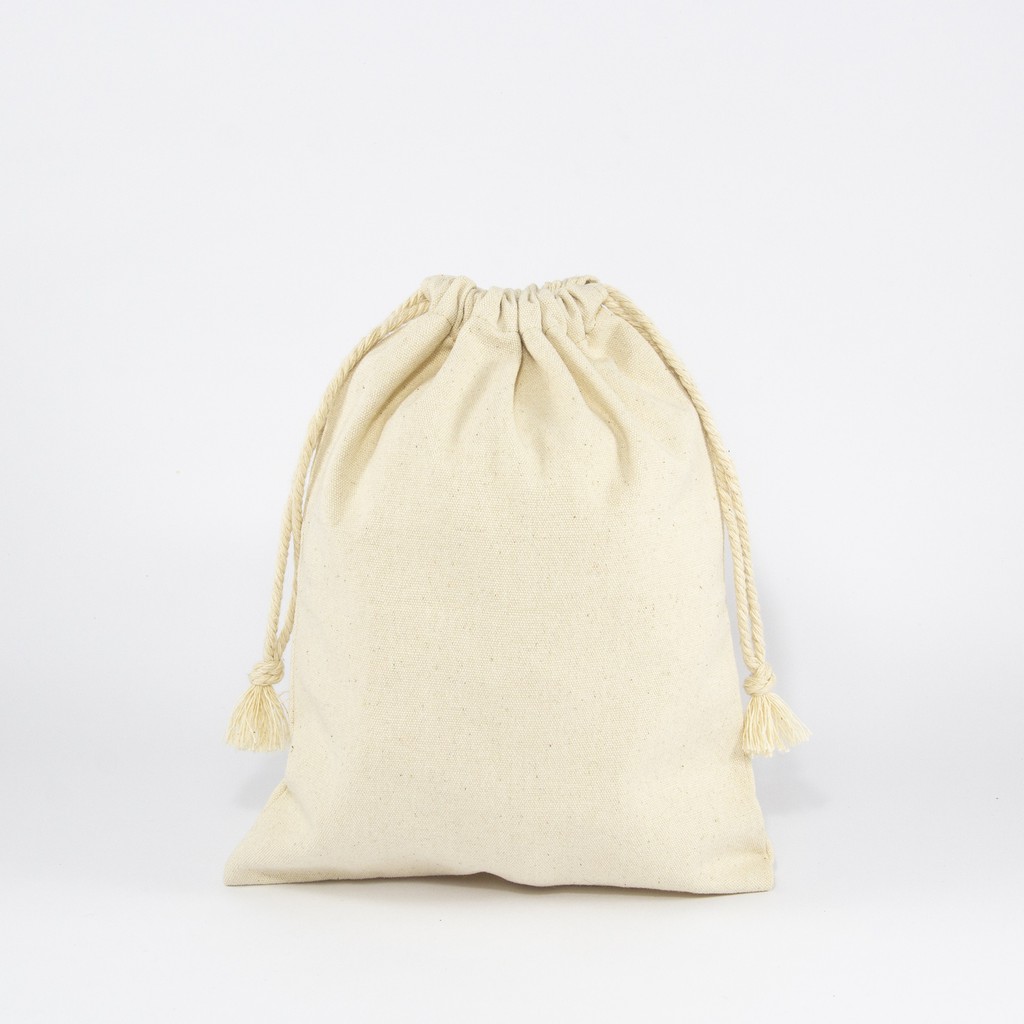 Jual Pouch Serut Kanvas Polos 20x25 cm Shopee Indonesia