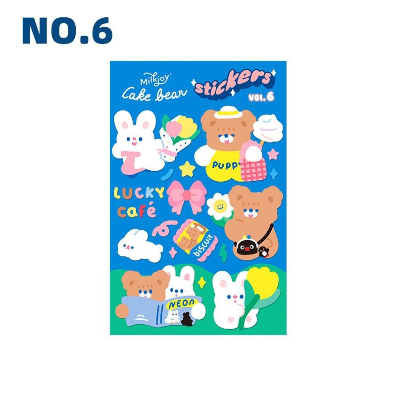 Jual Stiker Korea Milkjoy Picnic Bikini Version CAKE Bear | Shopee ...