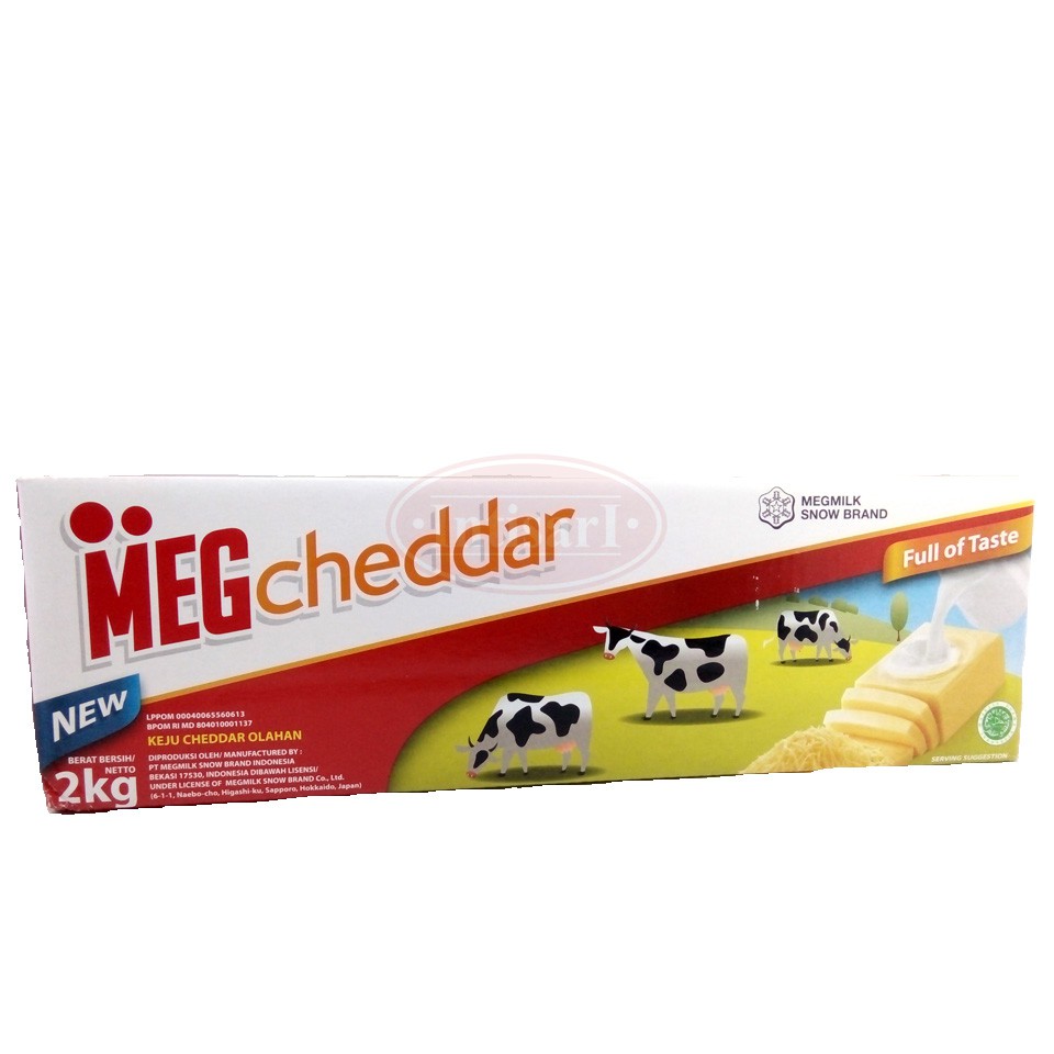 Jual Keju Meg Cheddar 2 Kg | Shopee Indonesia
