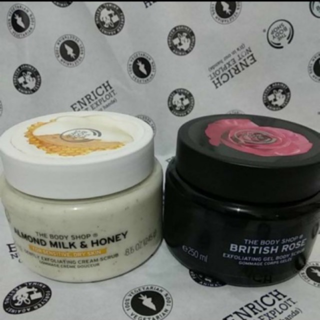 Jual SCRUB THE BODY SHOP SALE / THE BODY SHOP SCRUB EXFOLIATING GEL