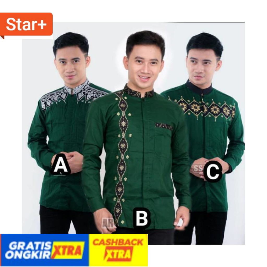 Jual BAJU KOKO GAMIS COWOK HABIB TERLARIS BAGUS BAJU KOKO PRIA MUSLIM
