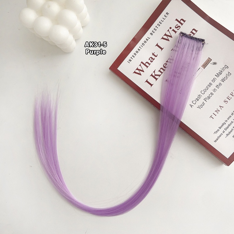 Jual HAIR CLIP COLOR RAMBUT PALSU HAIR EXTENSION WIG RAMBUT HIGHLIGHT