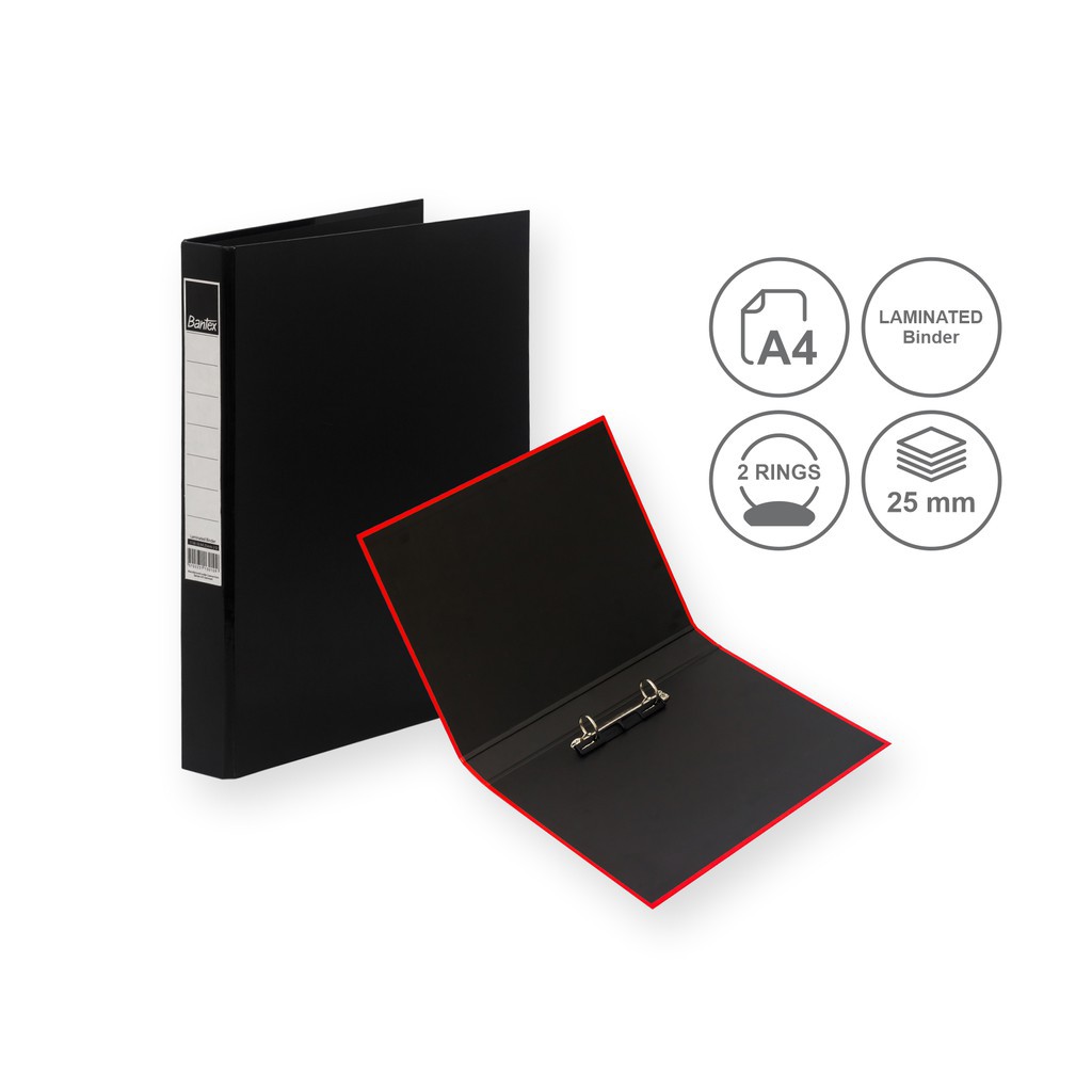 Jual [BMS Bali] Bantex Laminated Ring Binder A4 2 Ring 25mm #1130 ...