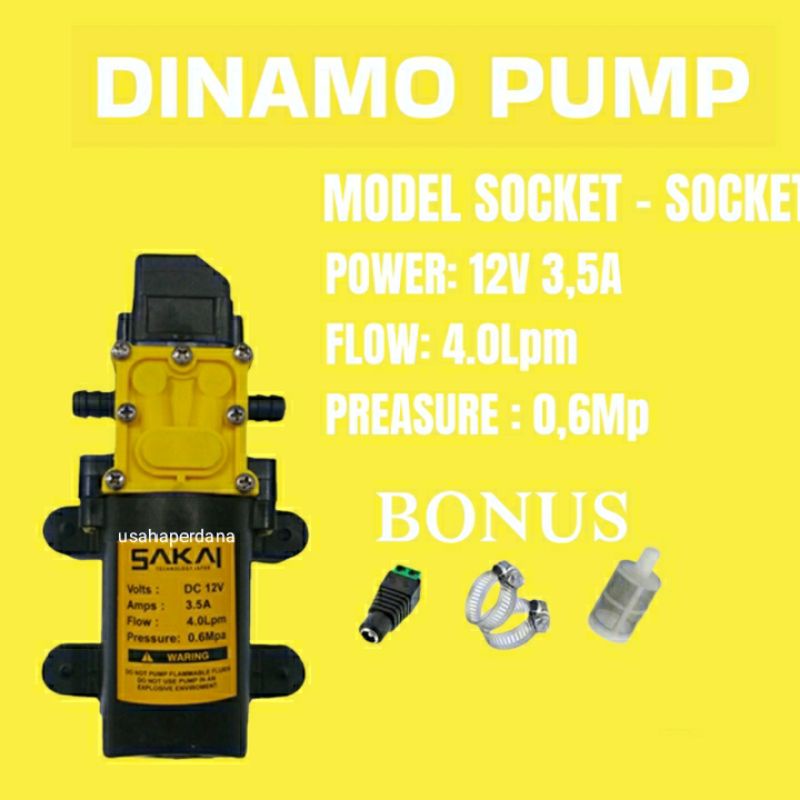 Jual Dinamo Pump Sprayer Dc V Mesin Pompa Air Cuci Motor Mobil Ac Steam Pompa Pendorong