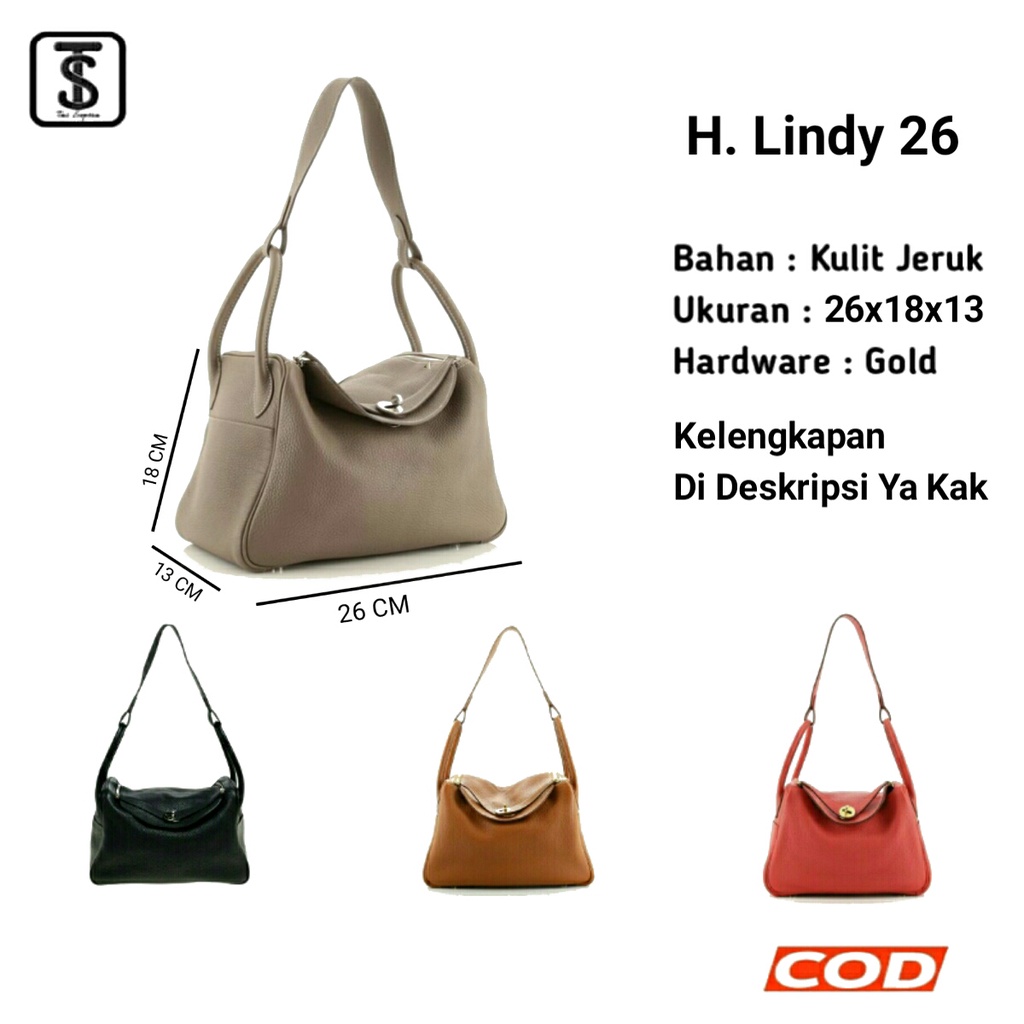 *ALL WARNA* TAS SELEMPANG 007HERMES LINDI PREMIUM | TAS LINDY BATAM IMPORT