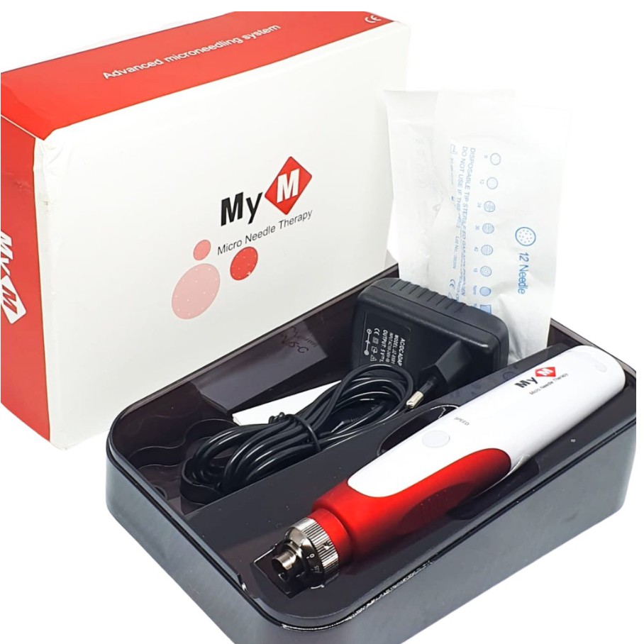 Mesin MYM BB GLOW Electric Dermapen Jarum Nano Needles Facial Penghilang  Bopeng MY-M ALAT DR PEN N2