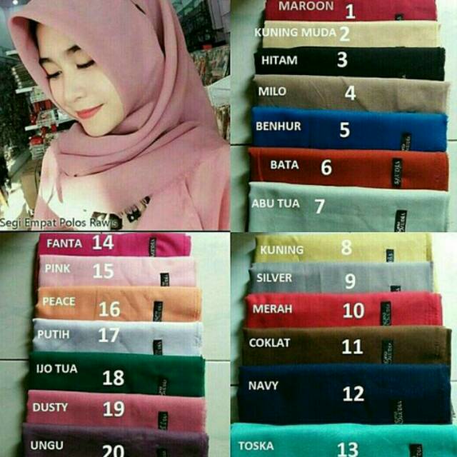 Jual Jilbab segiempat saudia | Shopee Indonesia