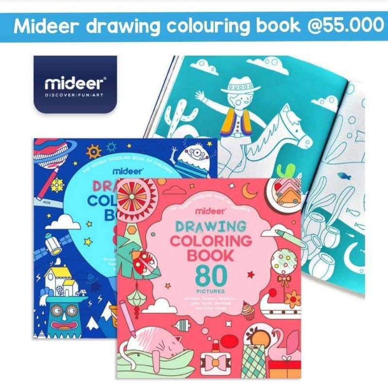 Jual mideer drawing colouring book Shopee Indonesia