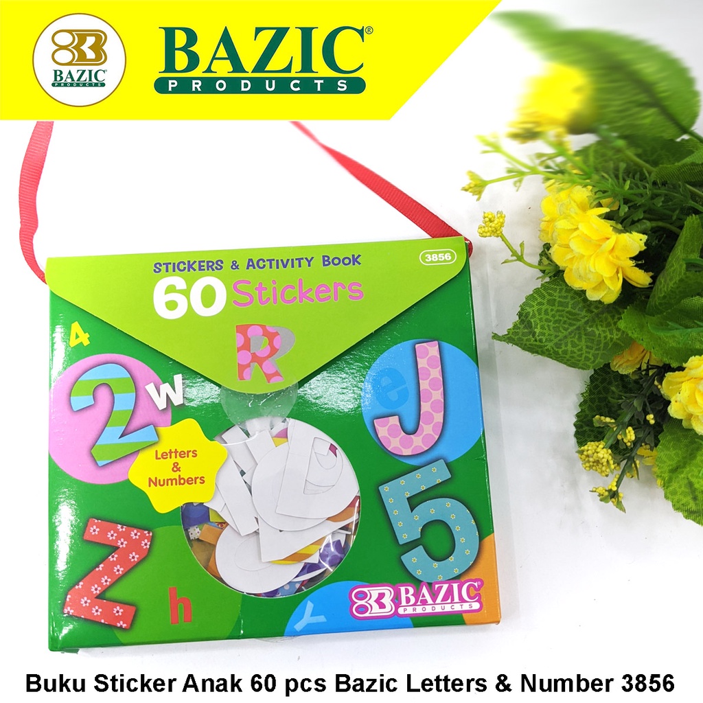 Jual Bazic Buku Sticker Anak 60 pcs - Mainan Edukasi Kertas Tempel ...