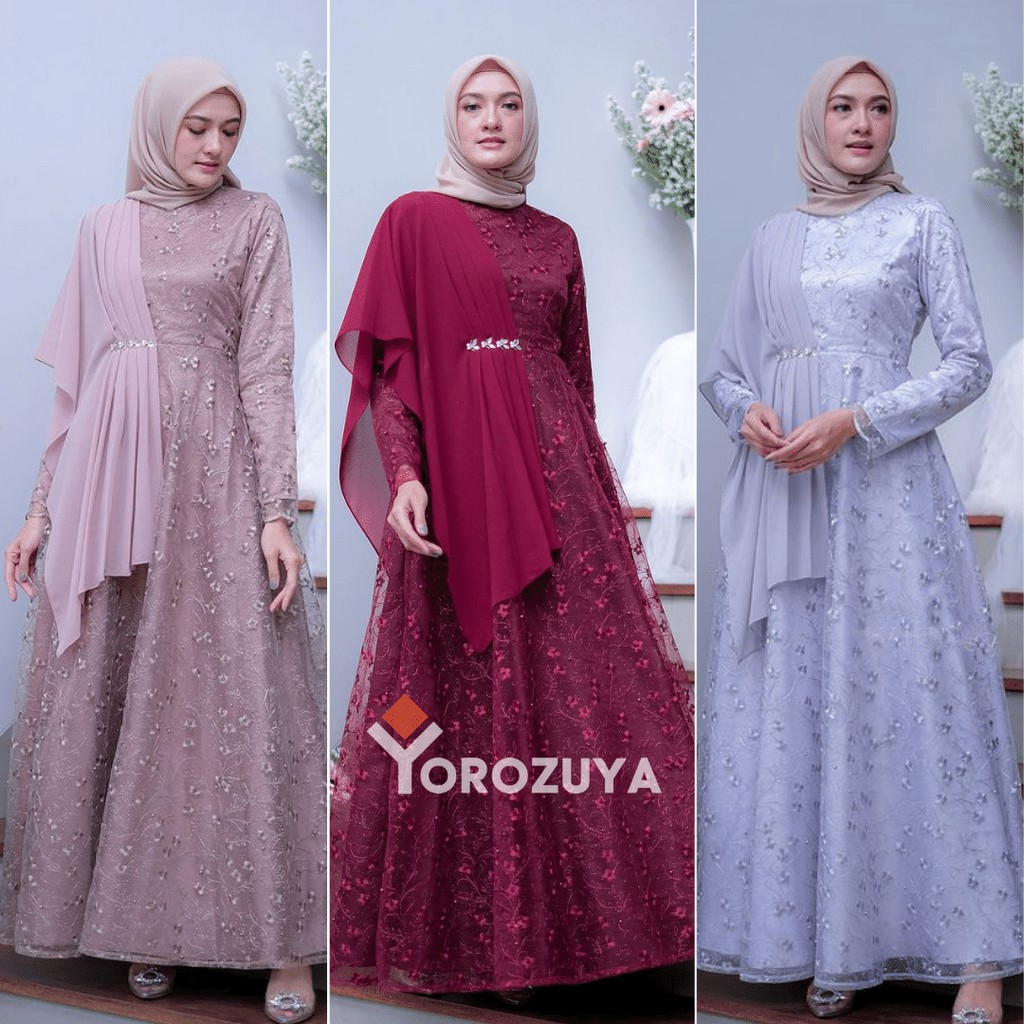 Gamis Brokat Lebaran
