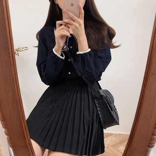 Jual Hana Top / Tops Wanita pakaian wanita korean style - black