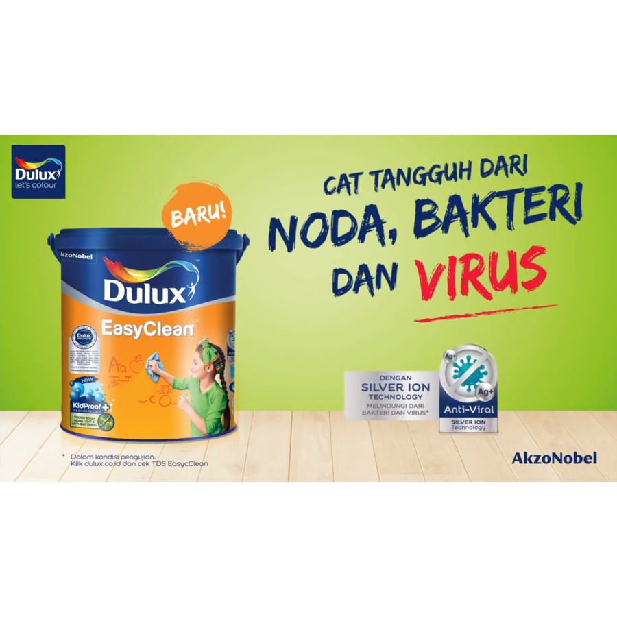 Jual Cat Tembok Interior Dulux Easy Clean Putih Kemasan Liter