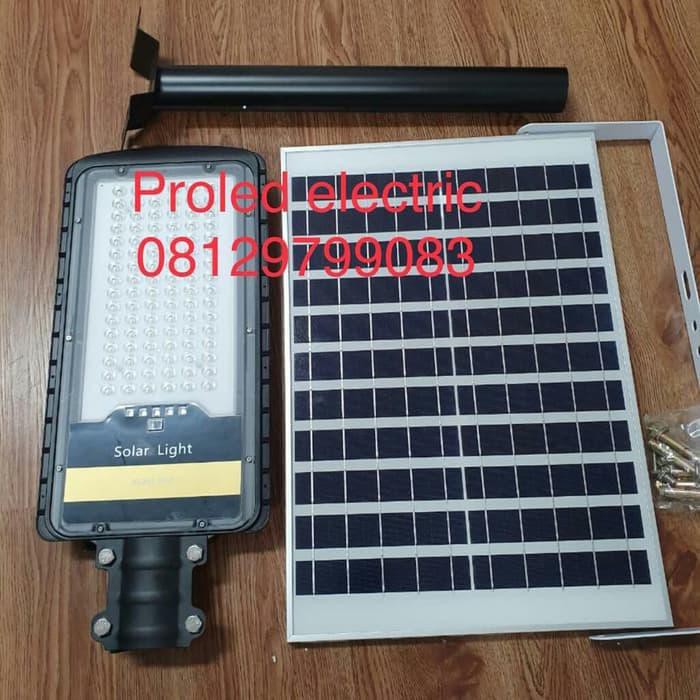 Jual Lampu Jalan Led Panel Surya Solar Sel Matahari 2in1 120w 120 Watt