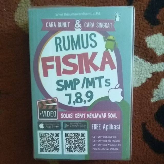 Jual Buku Cara Runut & Cara Singkat Rumus Fisika SMP/MTs 7,8,9 | Shopee ...