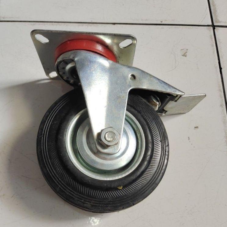 Jual Harga Puas Roda Karet 5 Hiduprem Roda Troly 5 Hiduprem Roda Caster 5 Rem Shopee 4168