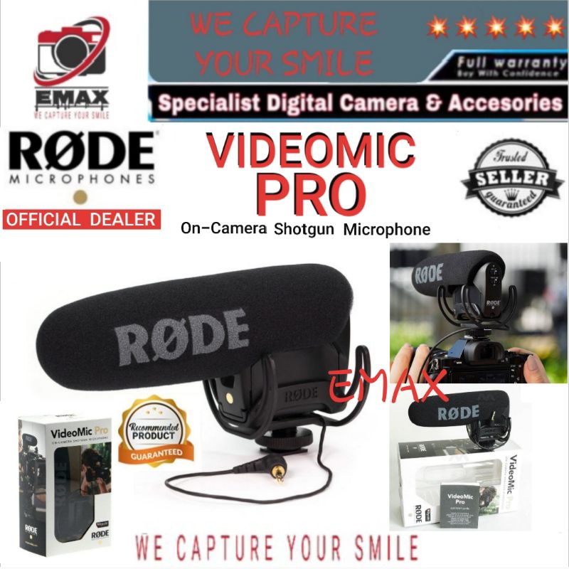 Jual RODE VideoMic PRO Rycote OnCamera Shotgun Microphone Rode Video