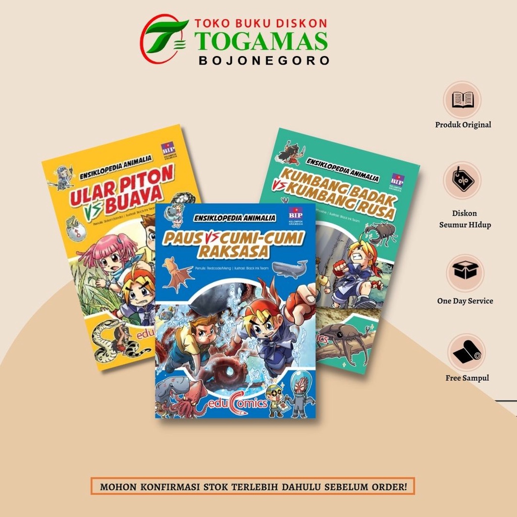 Jual BUKU ANAK - EDUCOMICS// SERI ENSIKLOPEDIA ANIMALIA | Shopee Indonesia