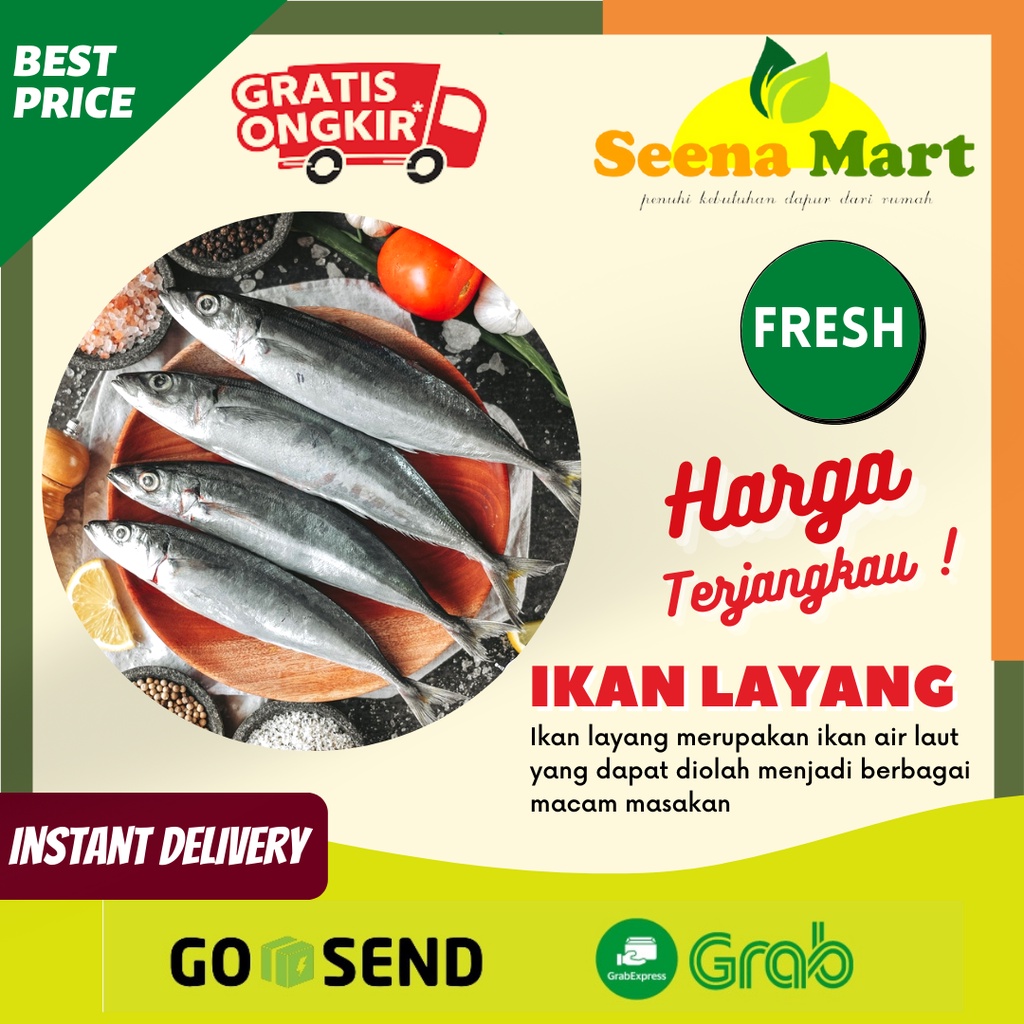 Jual Seafood Ikan Segar Ikan Laut Ikan Layang Ikan Layang Segar 500 Gr