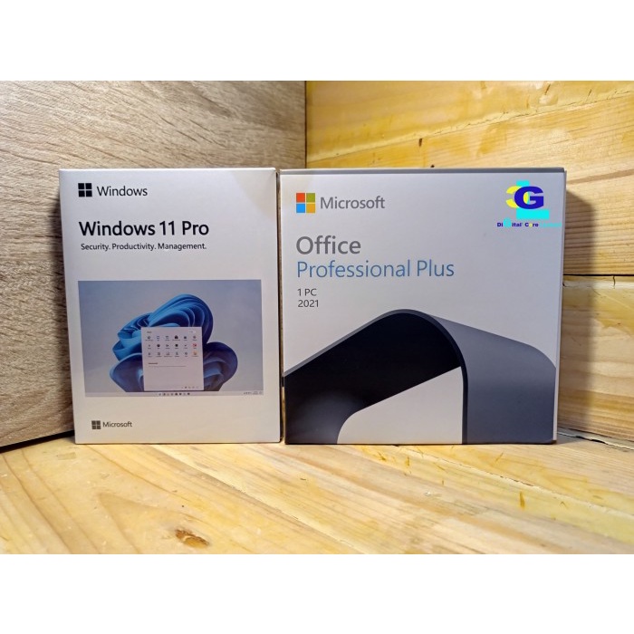 Jual Paket Windows 11 Pro FPP USB & Ms. Office 2021 Pro Plus FPP ...