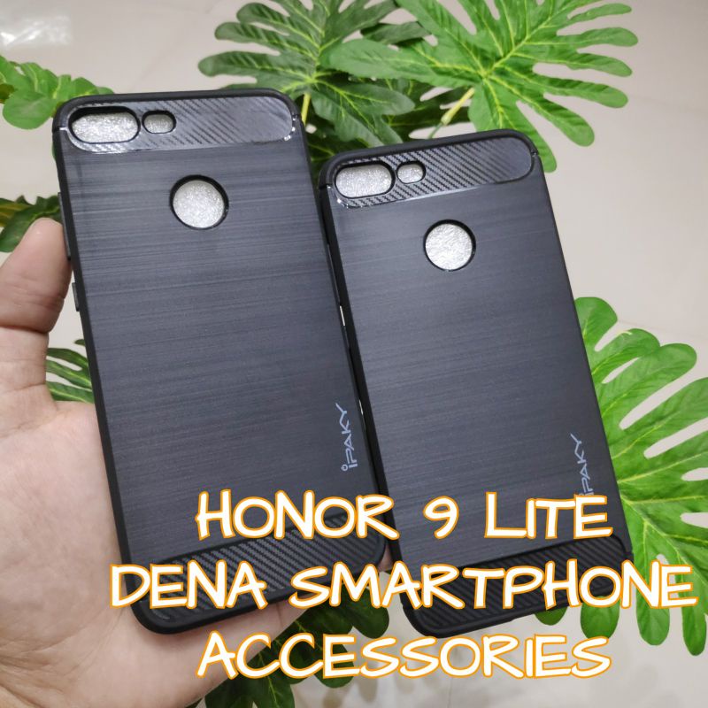 Jual Soft Case Honor 9 Lite LLD-L21 Hitam Carbon Tebal Black Matte ...