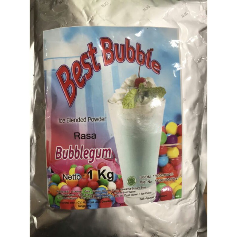 Jual Bubuk Minuman Best Bubble 1kg Aneka Rasa | Shopee Indonesia