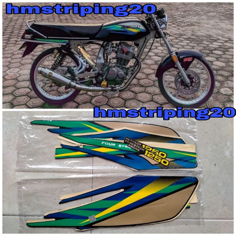 Jual Sticker Striping Lis Body Motor Honda Gl Max Neo Tech Tahun 1997