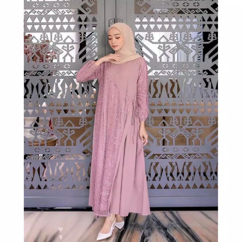 Dress pesta busui sales
