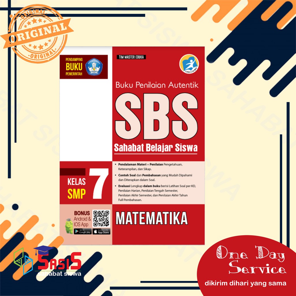 Jual BUKU SOAL SMP: SBS MATEMATIKA KELAS 7 | Shopee Indonesia