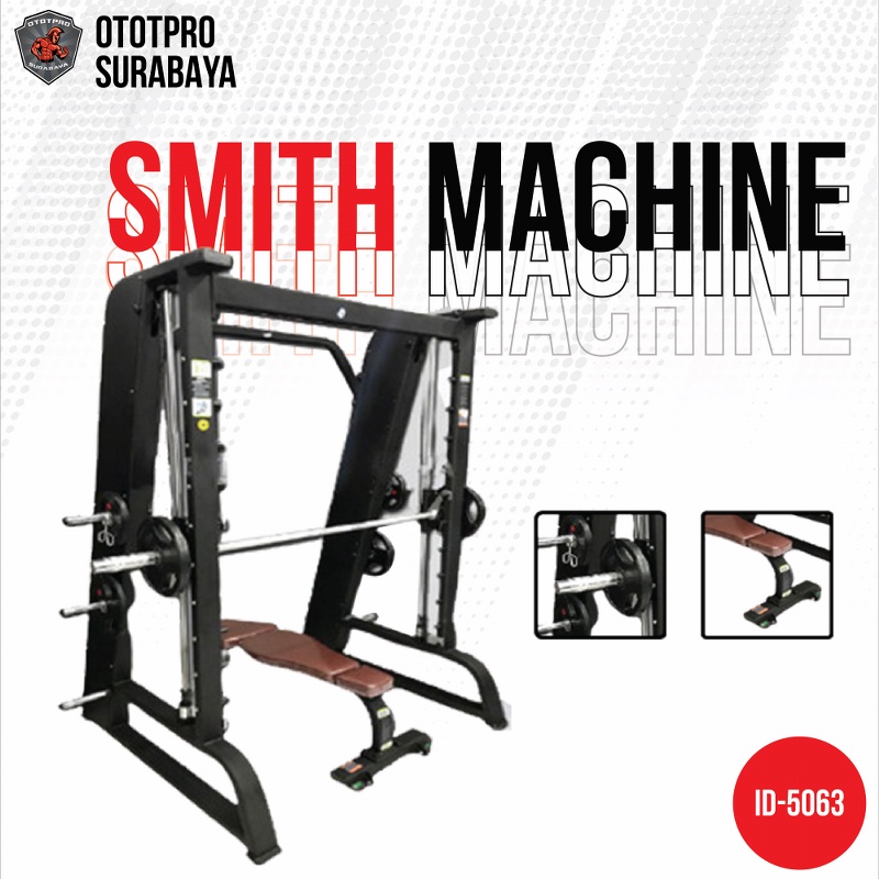 Jual ID 5063 Smith Machine Alat Fitness Komersil Bench Press Benpres Shopee Indonesia