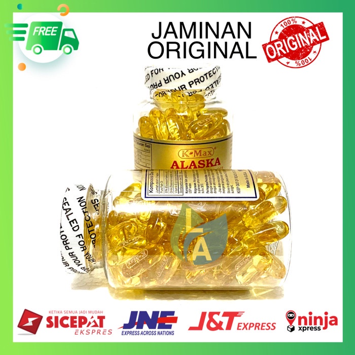 Jual KMAX ALASKA DEEP SEA FISH OIL SUPER OMEGA 3,6,9 1000MG MINYAK