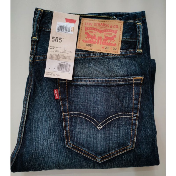 Jual Levi S Original Stonewash Regular Fit Celana Panjang Pria Import Shopee Indonesia