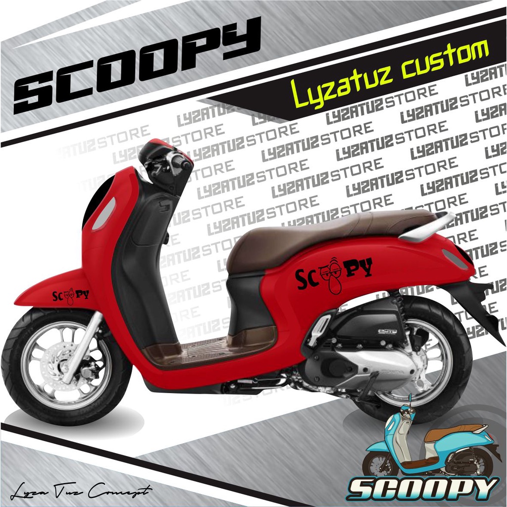 Jual CUTTING STIKER / STICKER SCOOPY MINIMALIS KEREN KEKINIAN VIRAL ...