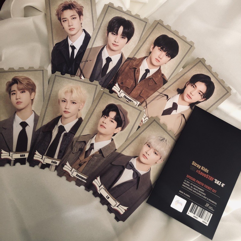 Jual stray kids lovestay skz-x fanmeet merch special photo ticket set ...