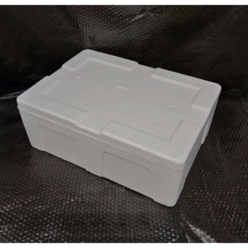 Jual Styrofoam Sterofoam box kotak ikan tempat penyimpanan es GG Pendek