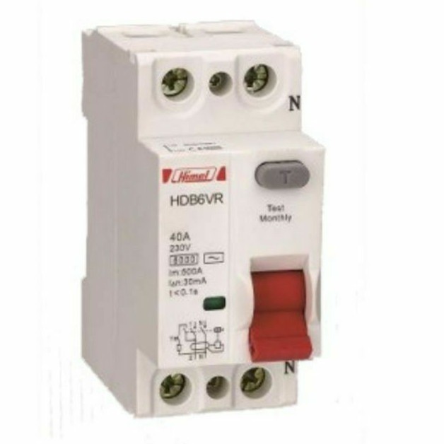 Jual ELCB 1P+N / Rccb Himel 30mA ( SNI) 2 Pole 25A 40A 63A | Shopee ...